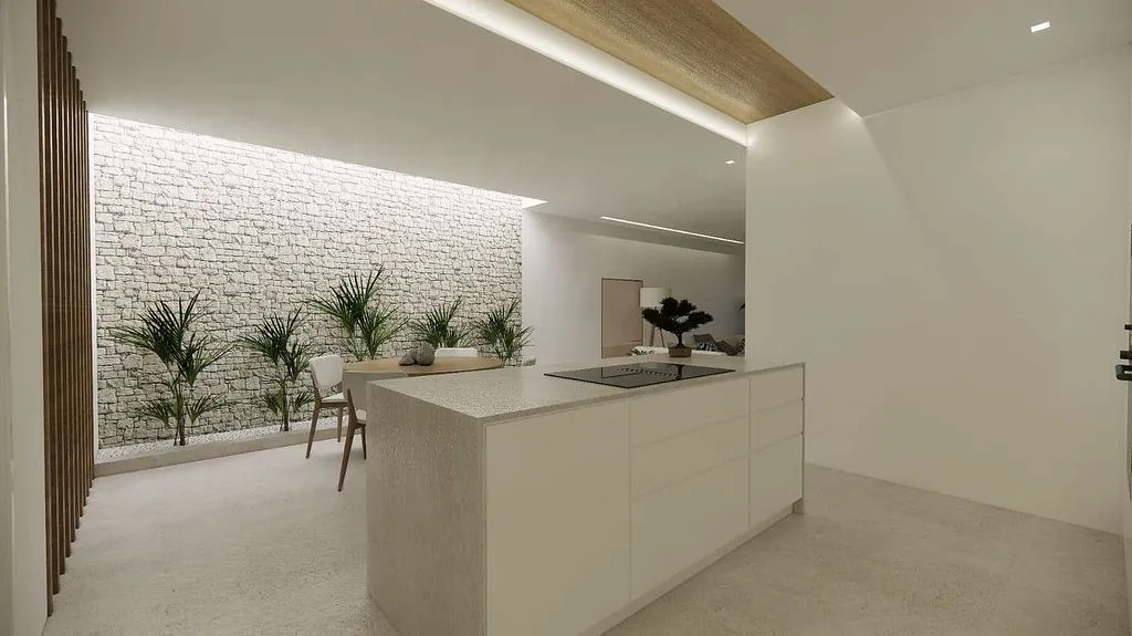 Köök - Modern Apartment with Terrace in Catral