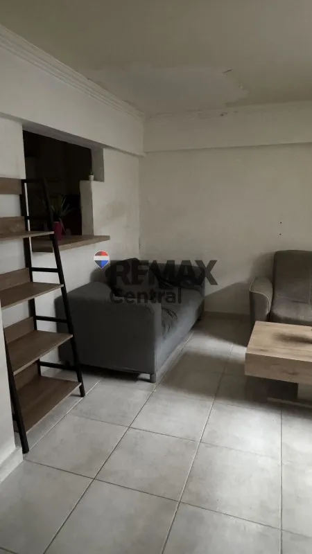 Living Room - Semi-Basement Apartment with Garden in Athens Centre