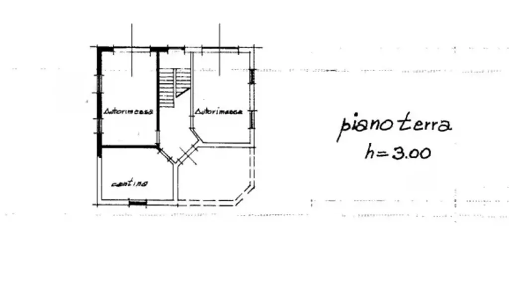 Plaan - Rear-Access Villa with Garden in Soliera