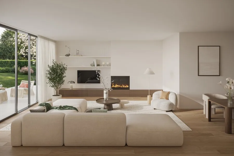 Séjour - Appartement Luxueux avec Terrasse à Antwerpen