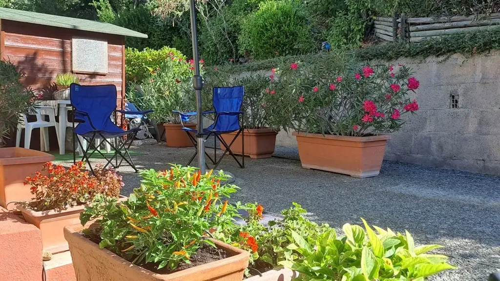 Terrasse - Sea View Apartment with Terrace in Magliano in Toscana