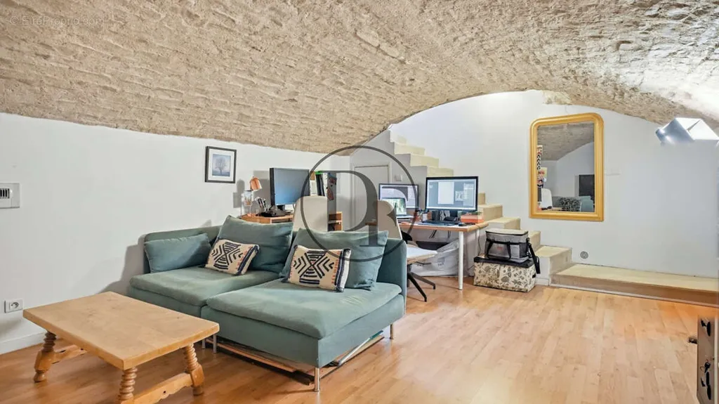 Séjour - Appartement de Charme avec Jardin à Avon