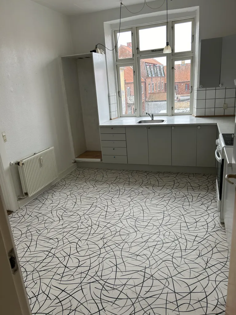 Köök - 3-Room Apartment with Courtyard in Korsør Centrum