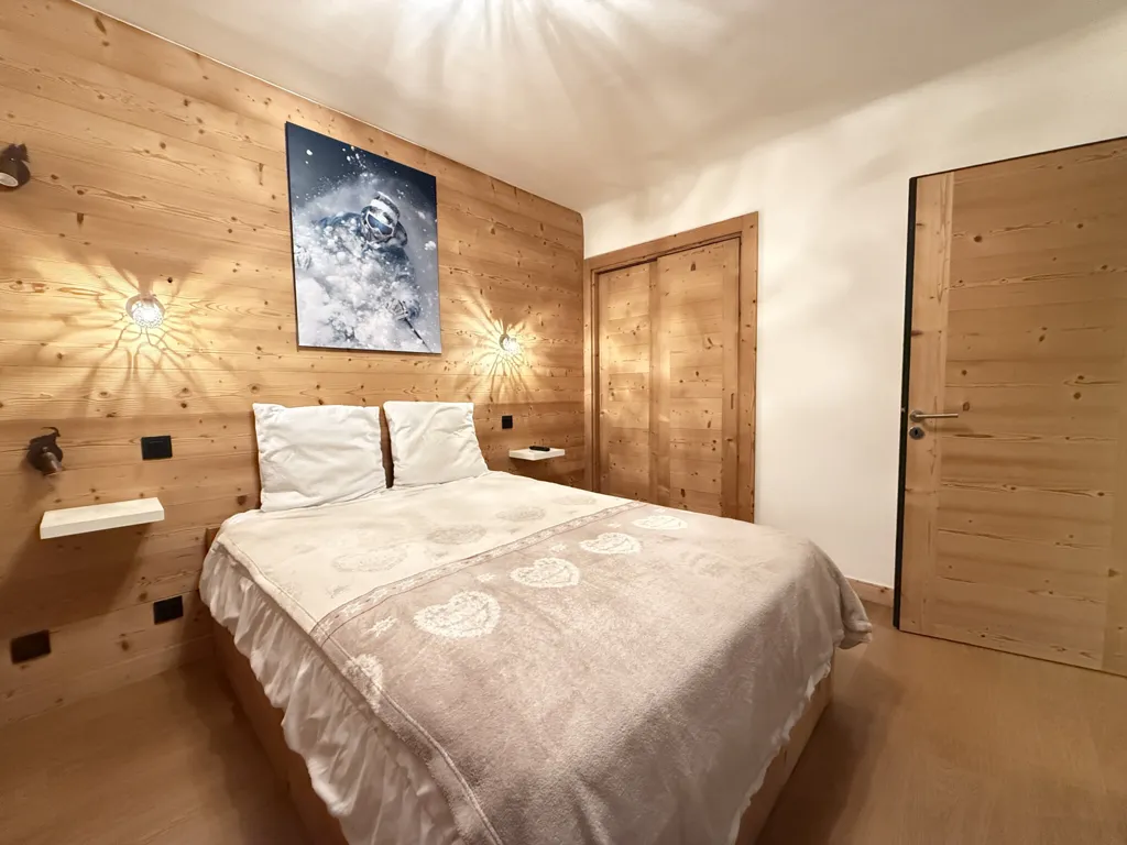 Chambres - Appartement Rénové avec Balcon à Praz-sur-Arly