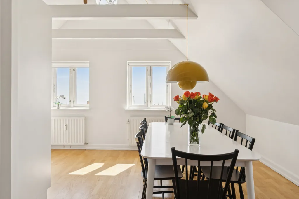 Sala da pranzo - Historic Apartment with Harbour View in Svaneke