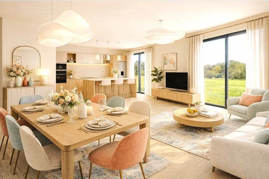 Sala da pranzo - New House with Garden in Tavernes