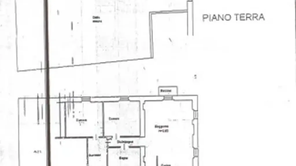 Plan - Trilocale with Balcony in Romano di Lombardia
