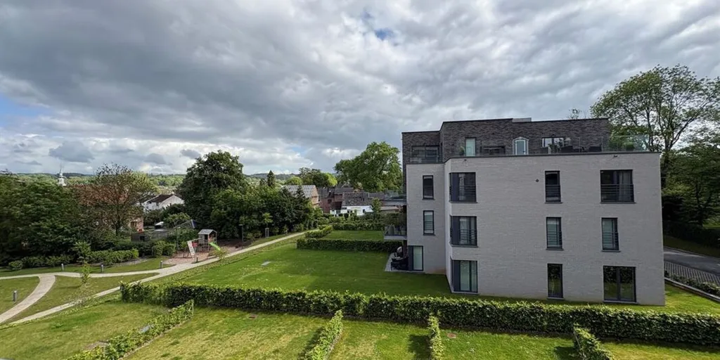 Vue aérienne - Appartement avec Terrasse dans la Résidence Central Park à Marche-en-Famenne