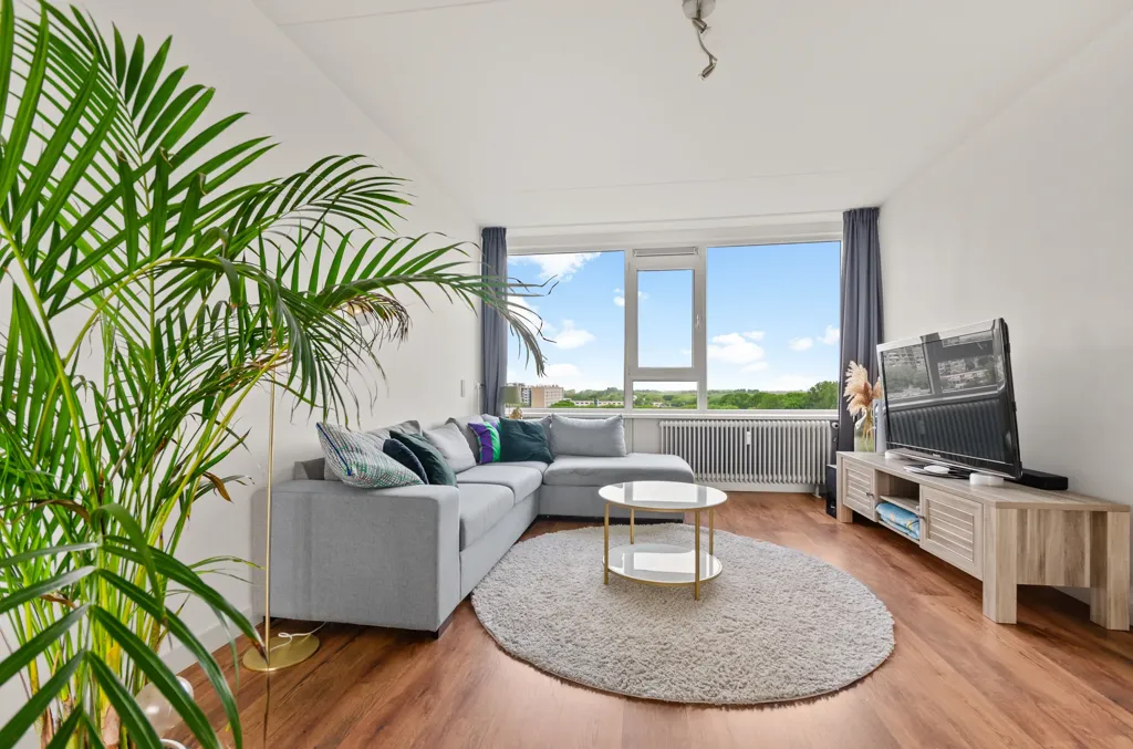 Séjour - Apartment with City View on Dommeringdreef, Utrecht
