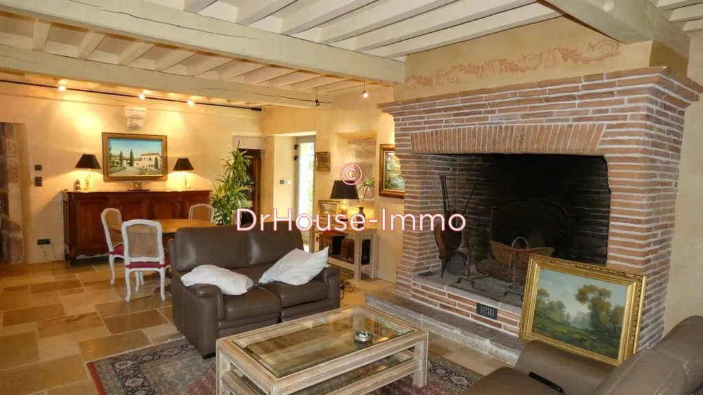 Soggiorno - Restored Manor with Pool in Amarens