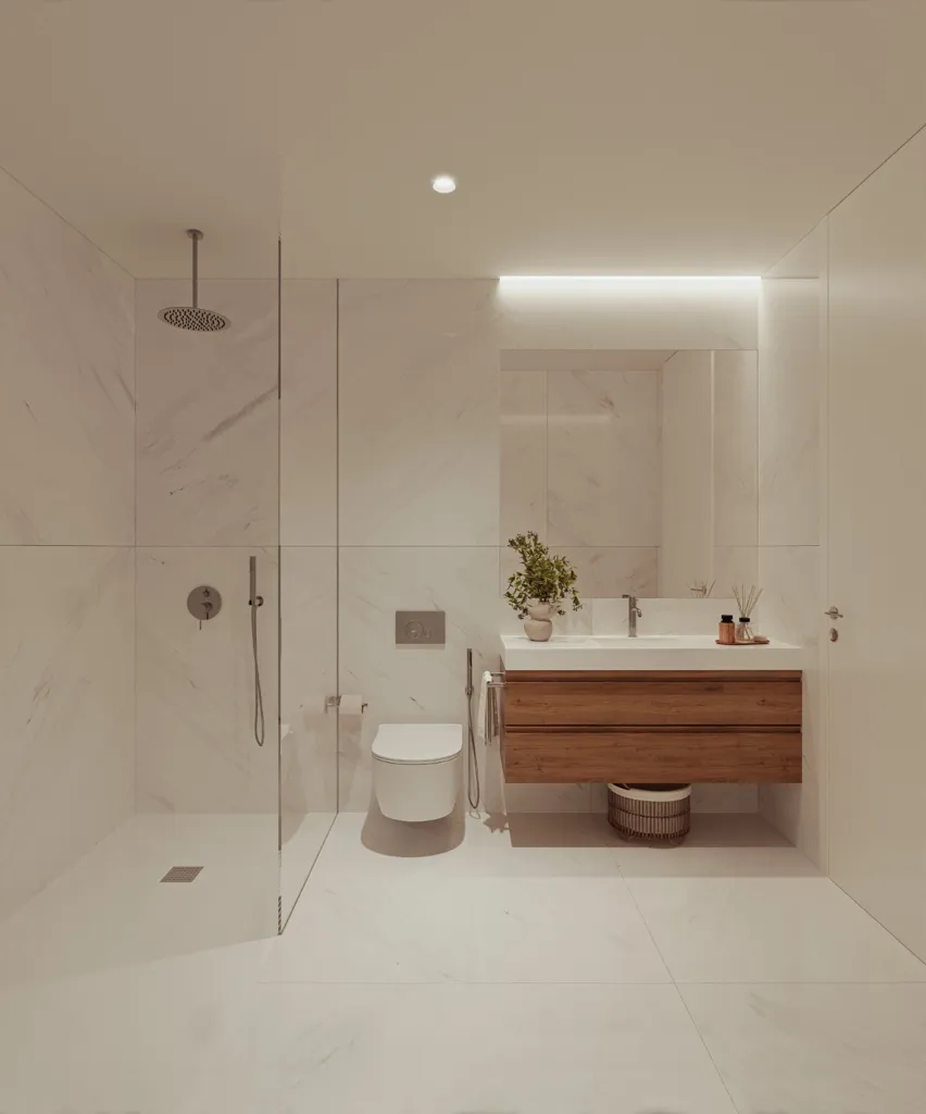 Salles de bain - Two-Bedroom Apartment with Water View in Porto