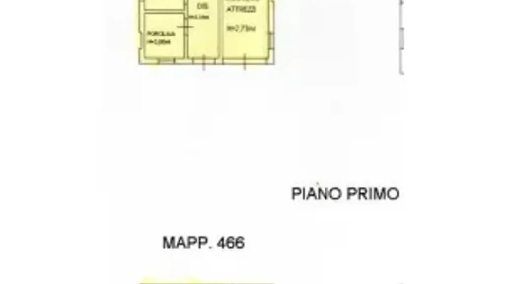 Floor Plan - Rustic Farmhouse with Large Garden near Soliera
