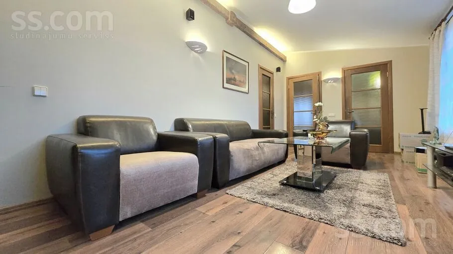Séjour - Light Penthouse with Home Cinema in Riga Centre