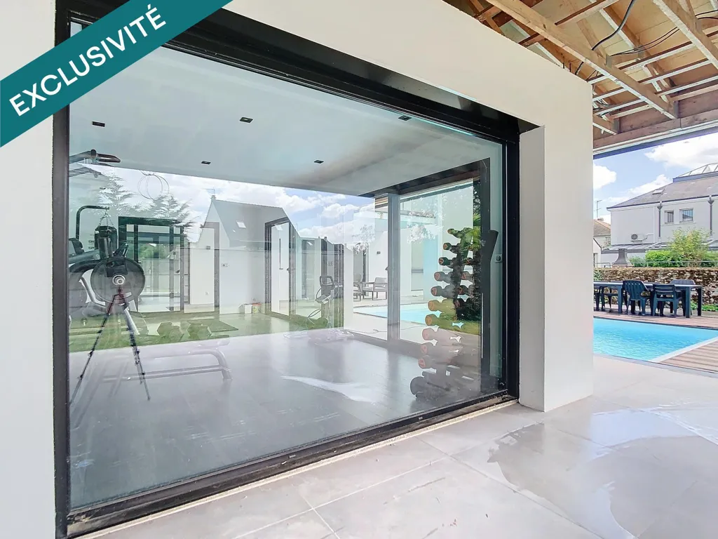 Terrasse - Maison Contemporaine avec Piscine près du Centre