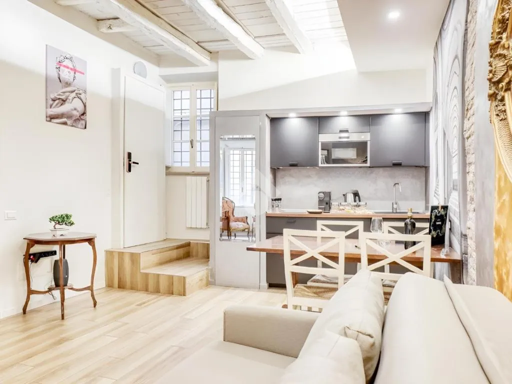 Séjour - Historic Two-Unit Apartment in Rome's Historic Centre