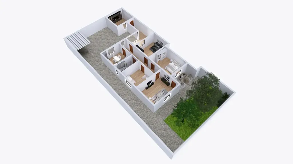 Plano - Semi-Independent House with Garden in Selargius