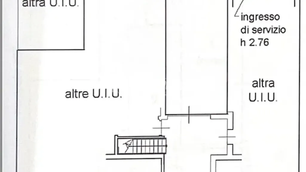 Plan - Apartment with Internal Terrace in Lugo