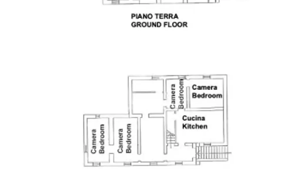 Plan - Historic Casale with Panoramic Views in Piegaro