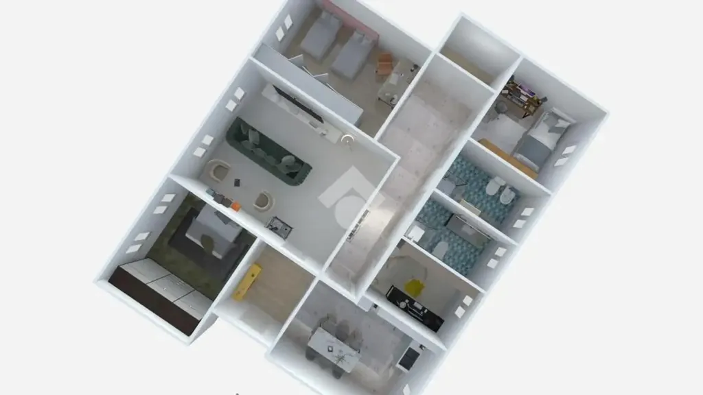 Plaan - Apartment with Panoramic View in Brescia