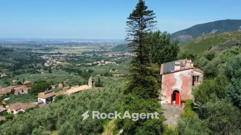 Vue aérienne - Rustic Villa with Panoramic Views in Calci