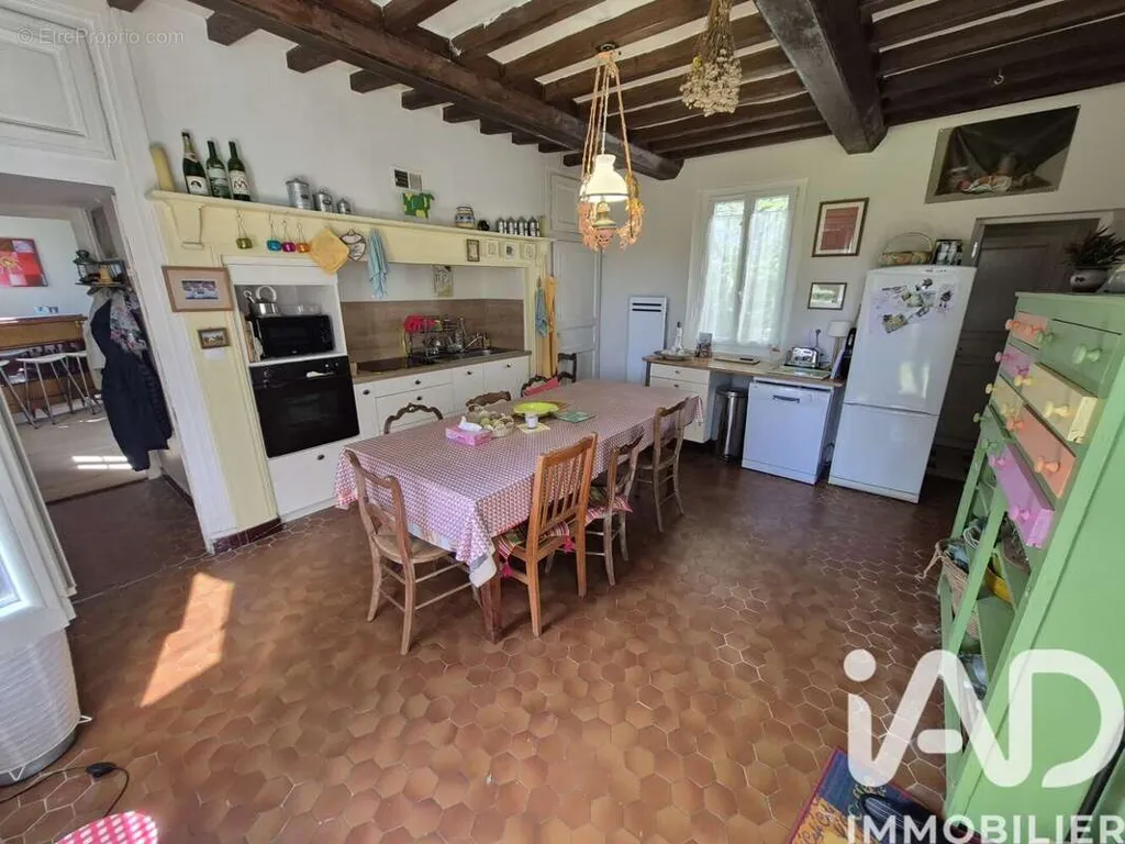 Köök - Charming Normandy Longère with Garden in Pierrecourt