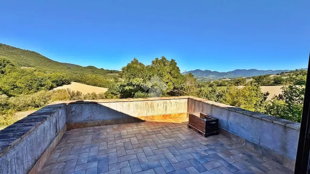 Terrasse - Renovated Villa with Pool in Fabriano