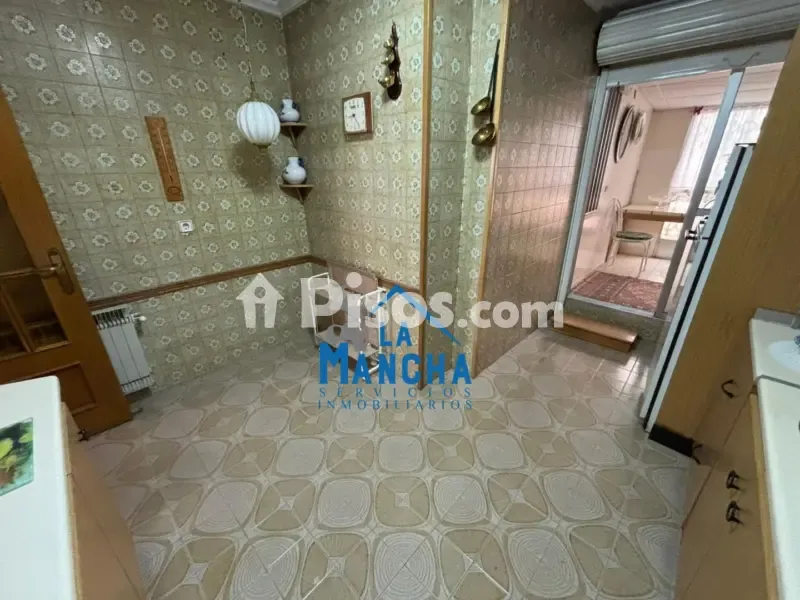 Köök - Apartment with Balcony near Albacete Fair