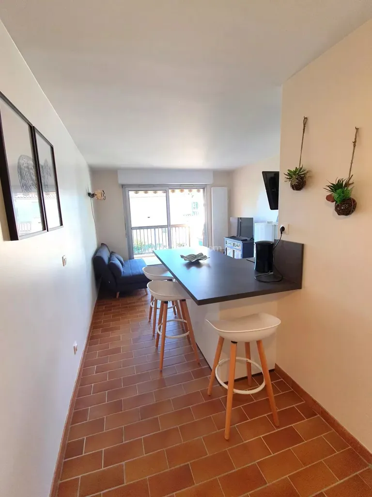 Cuisine - Studio Cabine avec Parking à Les Issambres