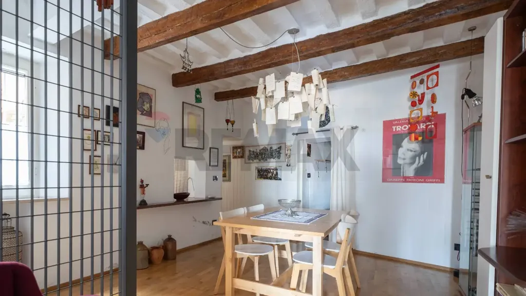 Sala da pranzo - Historic Bilocale with View in Jesi Centre