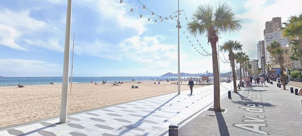 Studio with Sea View and Terrace in Benidorm