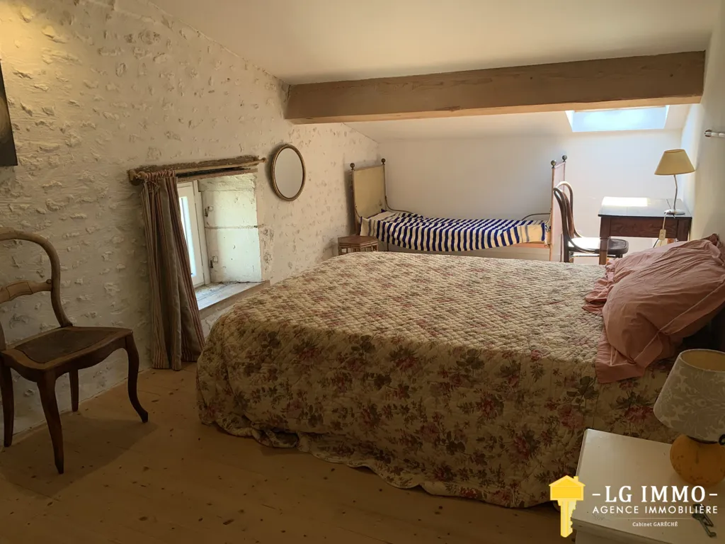 Chambres - Propriété Charentaise avec Vue sur l'Estuaire à Arces