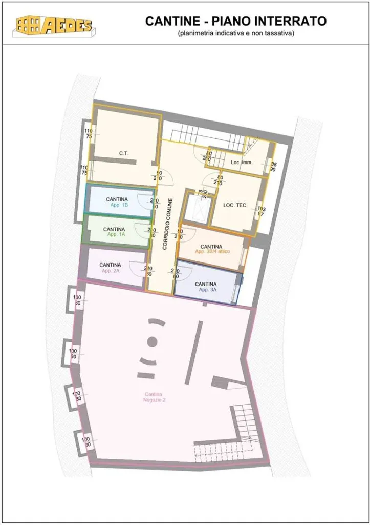 Floor Plan - Luxury Apartment with Panoramic Terrace in Monza