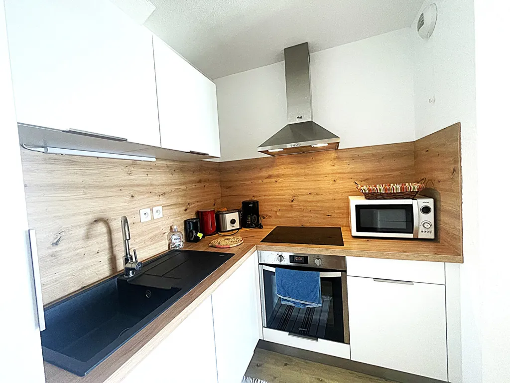 Cucina - 3-Bed Apartment with Ocean View in Capbreton