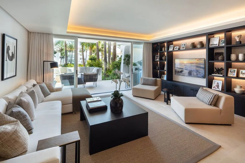 Séjour - Luxury Apartment with Pool in Marbella