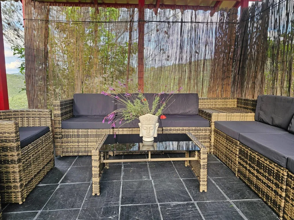Terrace - Chalet with Pool in Sierra Norte, Madrid