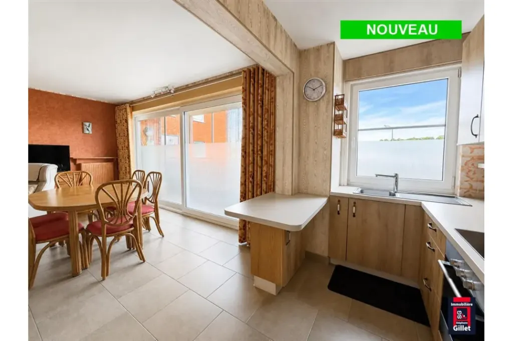 Salle à manger - Appartement 2 Chambres avec Terrasse à Andenne