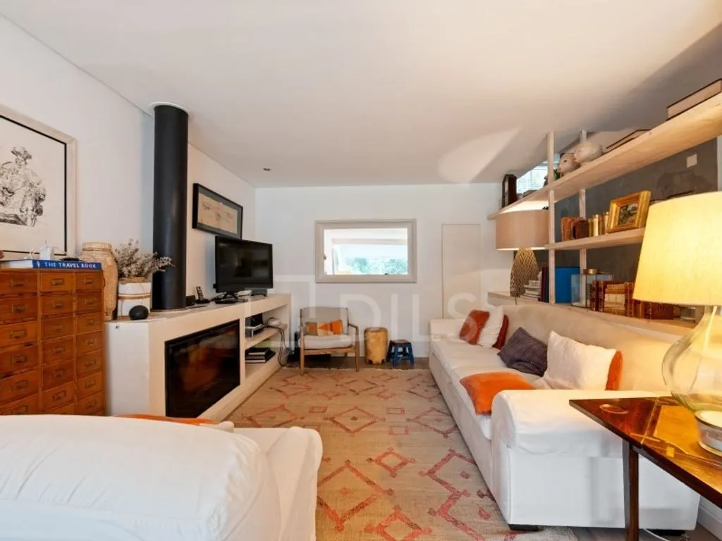 Séjour - Duplex Flat with Garden in Cascais Centre