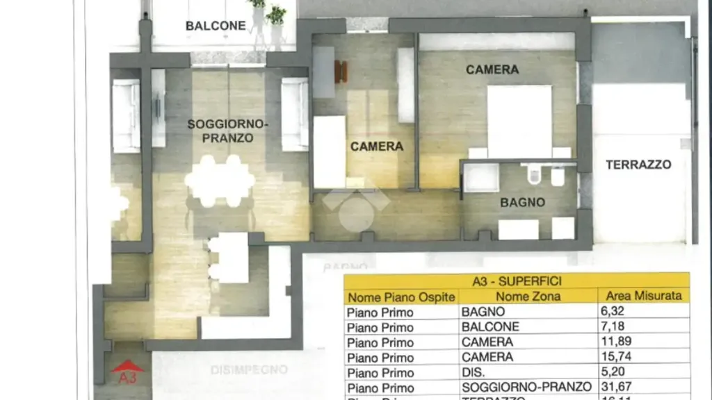 Plaan - Newly Built Apartment with Balcony in Novellara