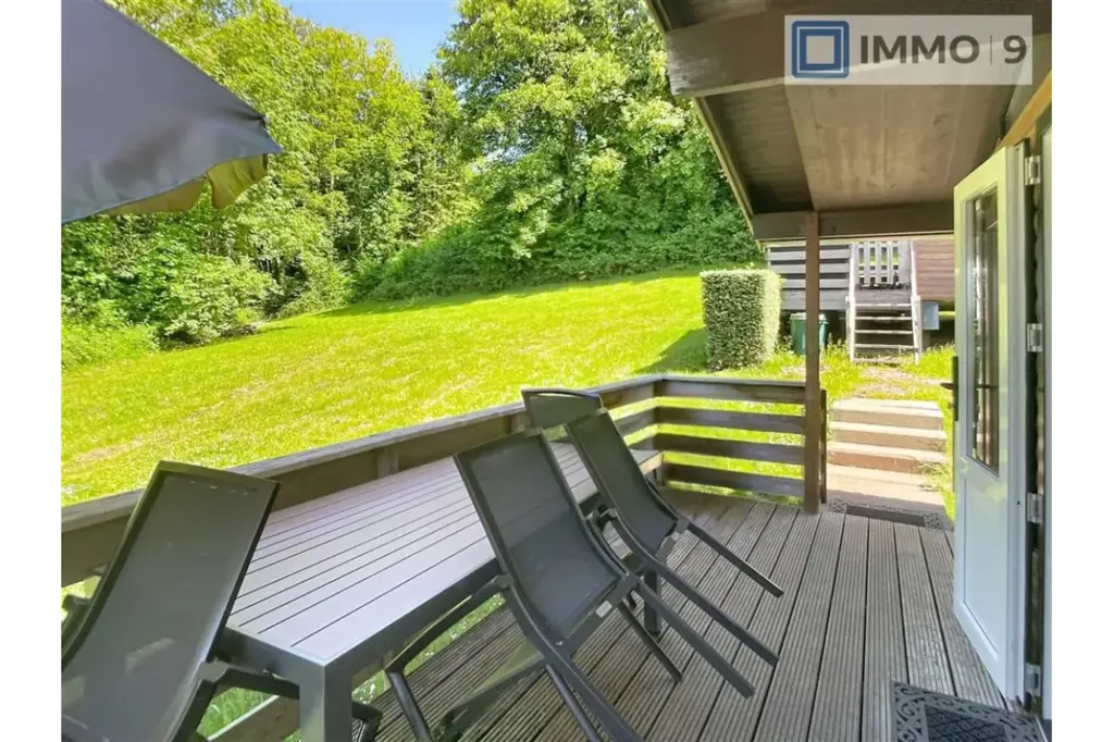 Terrass - Charmant Chalet with Garden in Blaimont