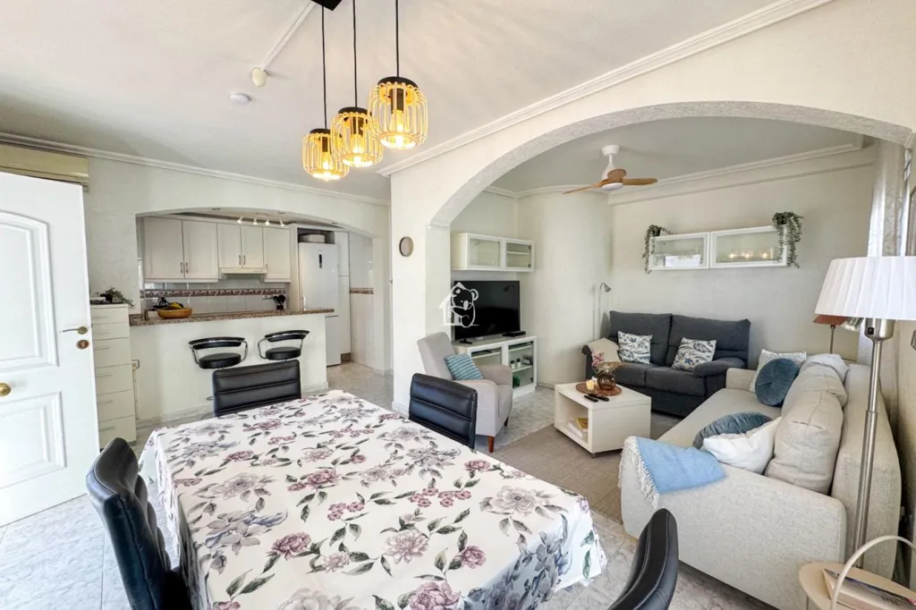 Sala da pranzo - Semi-Detached Villa with Pool in Cabo Roig