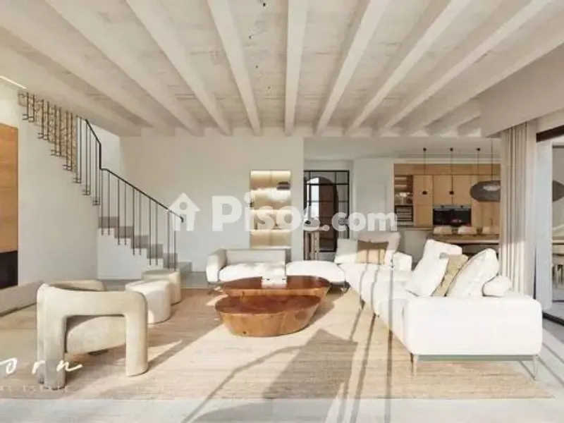 Living Room - Mallorcan Chalet with Pool in Ses Salines