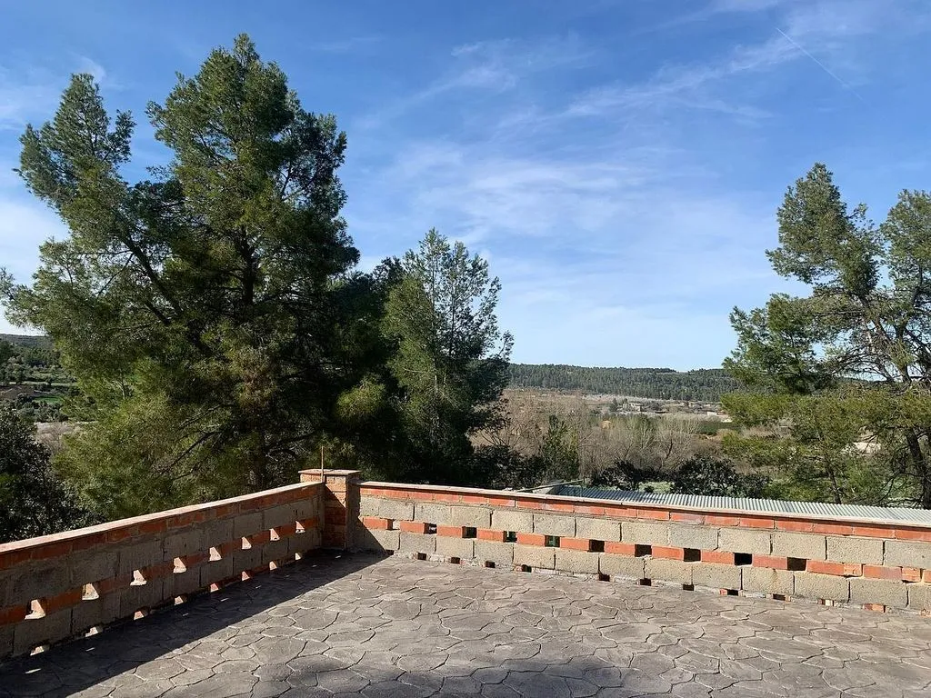 Terrass - Rustic House with Pool in Torre del Compte
