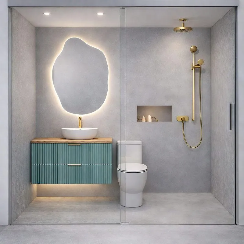 Baños - Ático con terraza y piscina en San Pedro del Pinatar