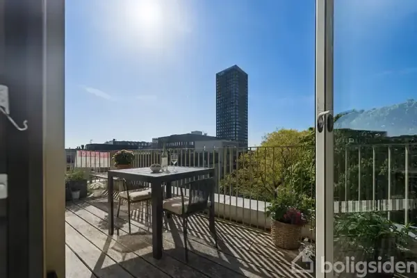 Terrass - Penthouse with Park View in Copenhagen V