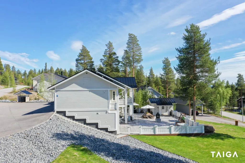 Õhuvaade - Modern Detached House with Jacuzzi in Rovaniemi