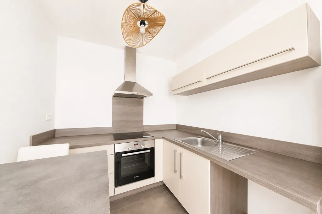 Cuisine - Appartement T2 avec Vue Mer à Bastia Sud