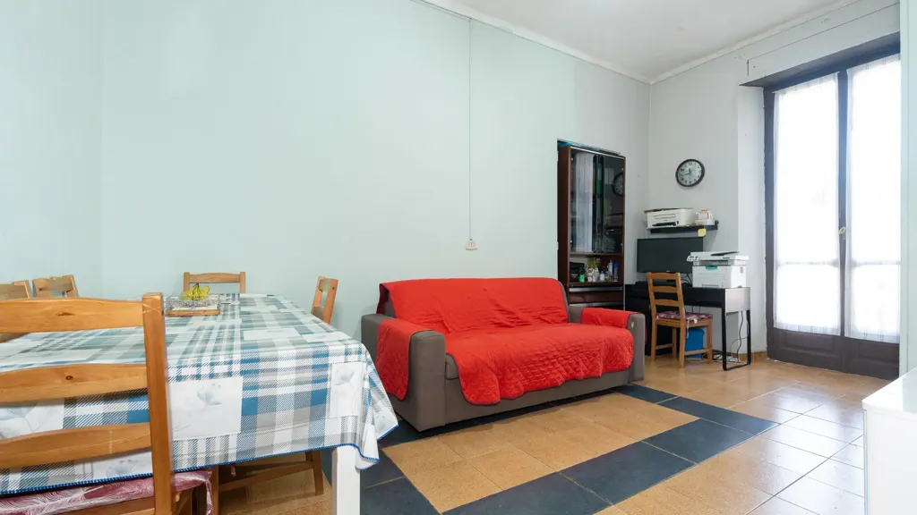 Söögituba - 3-Bedroom Apartment with Balcony in Turin
