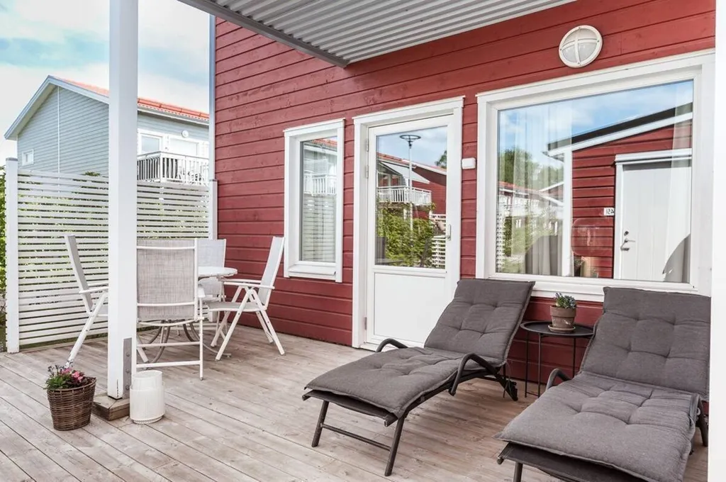 Terrasse - Apartment with Balcony in Borlänge