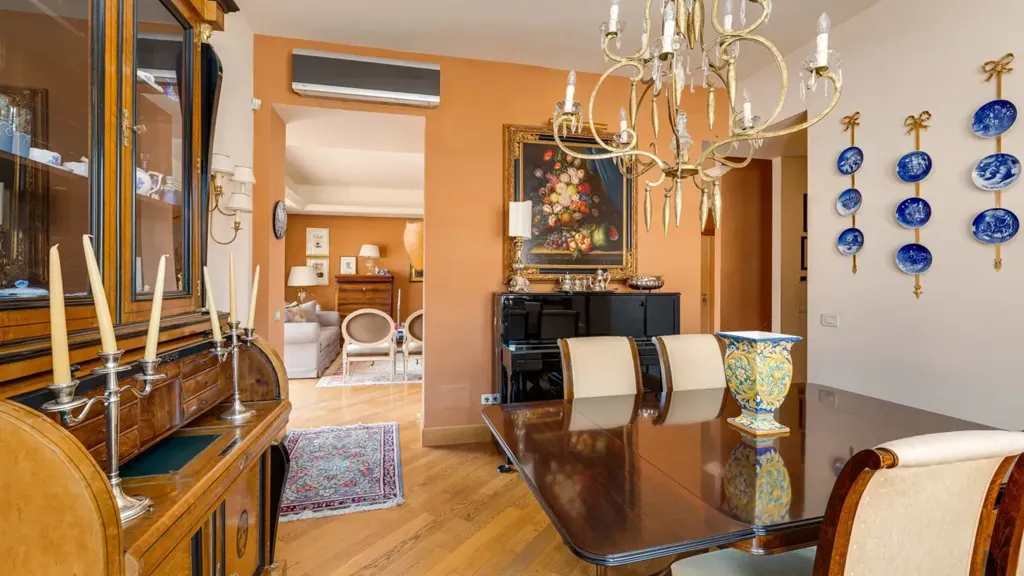 Salle à manger - Penthouse with Terraces in Rome