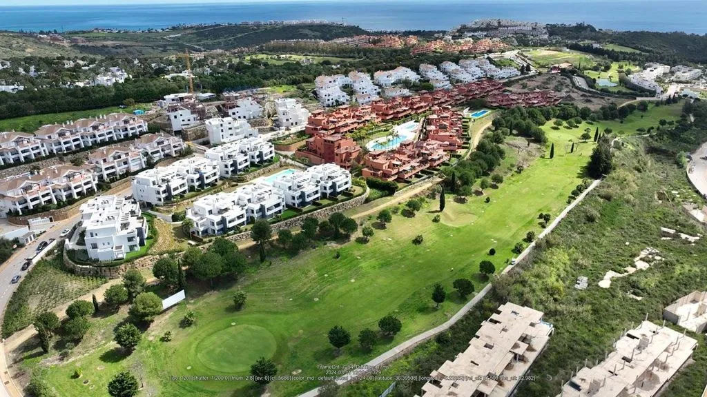 Aerial - Luxury Flat with Pool in Casares, Andalusia